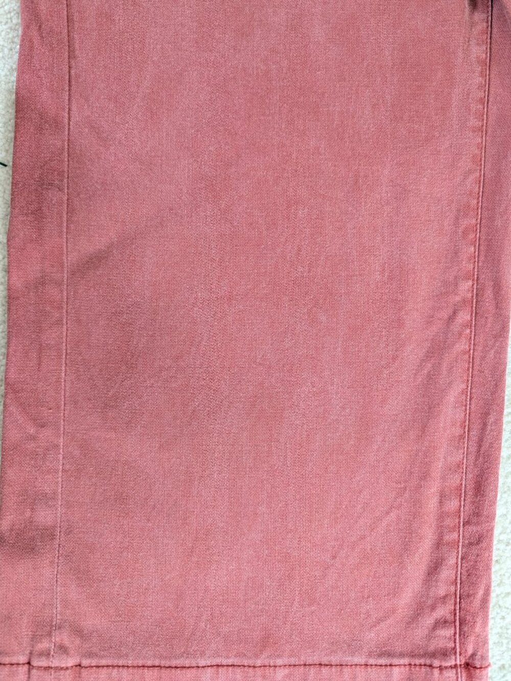 Liverpool Wide Leg Crop Pants - Vintage Wash Rust / Terracotta - Size 12/31 - Picture 9 of 9